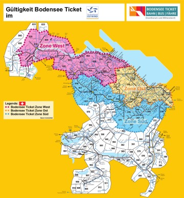 Bodensee Ticket im Tarifverbund Ostwind