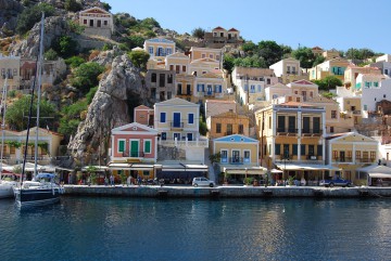 Die bunten Häuser von Symi