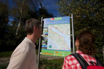 Infotafel am Premiumwanderweg SeeGang