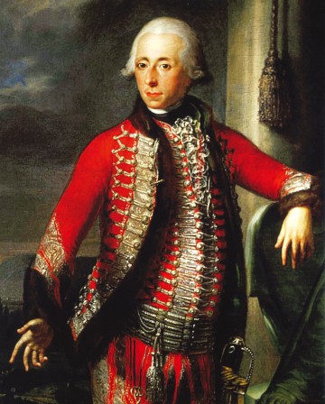 Fürst Nikolaus II. Esterházy, gemalt von Martin Knoller