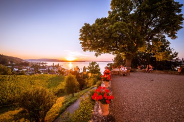 Sonnenuntergang auf dem Arenenberg