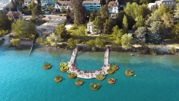 Schwimmende Gärten bei der Landesgartenschau Überlingen