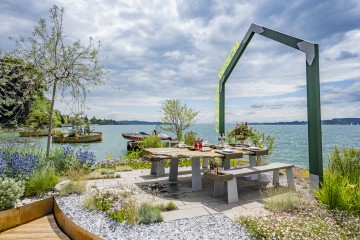 Schwimmende Gärten in Überlingen