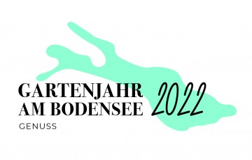 Logo "Gartenjahr Bodensee 2022" zum Thema "GENUSS"