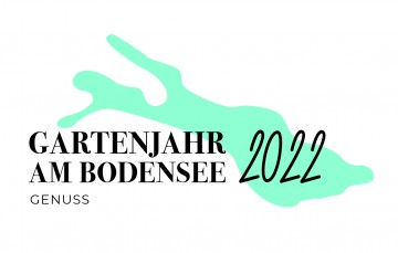 Logo "Gartenjahr Bodensee 2022" zum Thema "GENUSS"