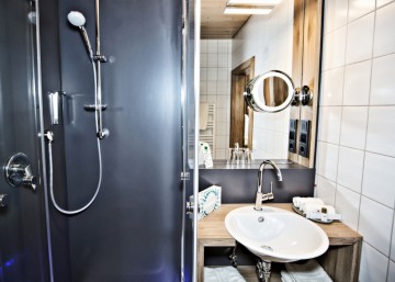 Badezimmer im Hotel Gasthaus Hirschen