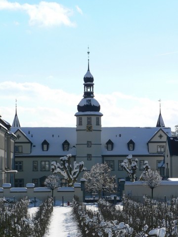 Kloster Hegne im Schnee