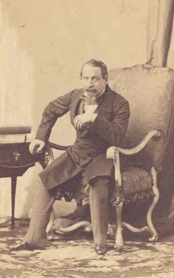 Portrait des Kaisers Napoleon III. Wohl Olympe Aguado, um 1865