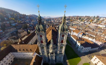Blick auf den Stiftsbezirk StGallen