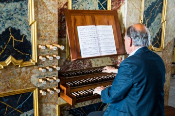 Die Orgel in der Barockkirche St. Katharina in Wolfegg