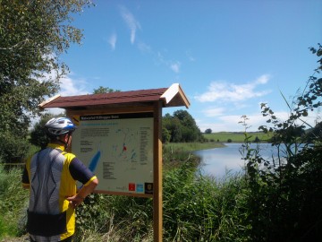 Verschnaufpause am Weiher