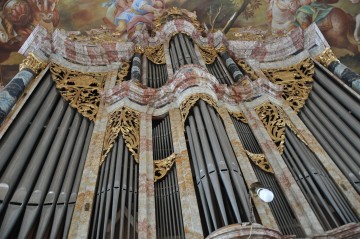 Orgelprospekt in der Pfarrkirche Wolfegg