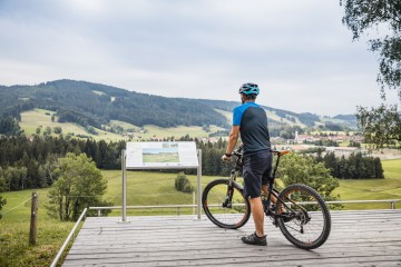 Ausblick auf der Türme-Tobel-Tour