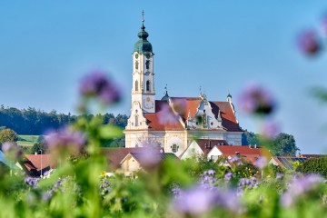 Barocke Wallfahrtskirche in Steinhausen