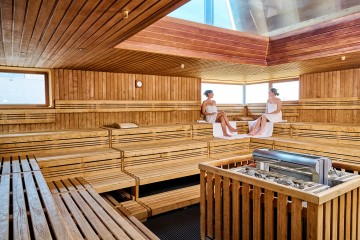 In der Saunalandschaft der Adelindis-Therme entspannen