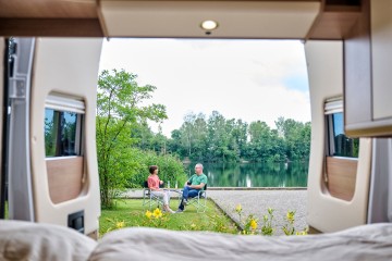 Reisemobil-Stellplatz bei den Schwarzachtelseen