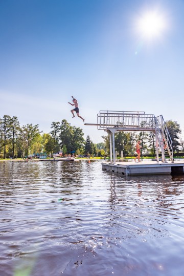 Erfrischender Spaß im Naturfreibad Steeger See