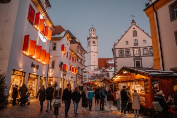 Weihnachten vor historischer Kulisse