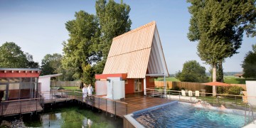 Keltensauna in der Adelindis Therme in Bad Buchau