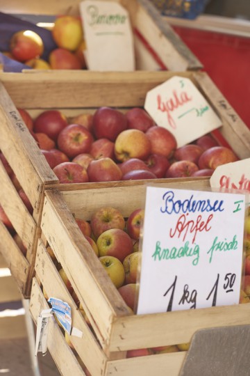 Regional und frisch auf dem Markt einkaufen