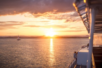 Sonnenuntergang auf dem Bodensee erleben