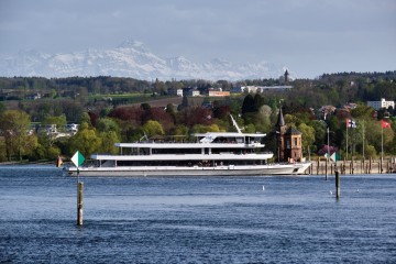 Kursschiffe auf dem westlichem Bodensee