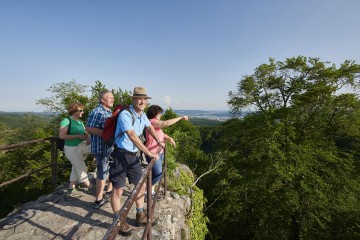 Wandern auf dem Homburg-Steig