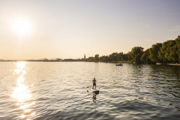 SUP vor Radolfzell