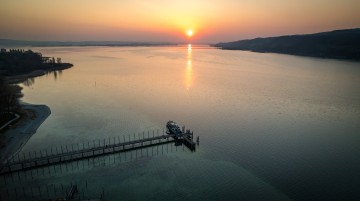 Winterliche Morgenstimmung am Untersee