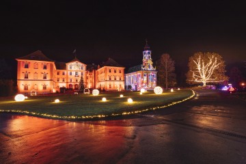 Das funkelndes Mainauer Barockschloss