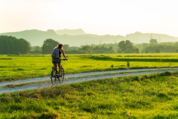 Auf zwei Rädern zu biologischem Genuss