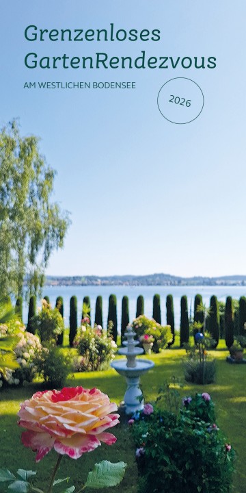 Titelblatt der GartenRendezvous-Broschüre 2026