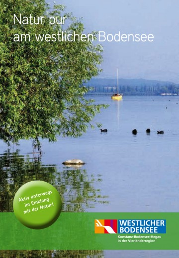 Die Broschüre "Natur pur am westlichen Bodensee"
