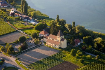 Blick auf St. Georg in Oberzell