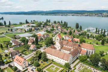 Blick auf das ehemalige Klosterareal in Reichenau-Mittelzell