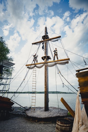 Piratinnen auf der Rah