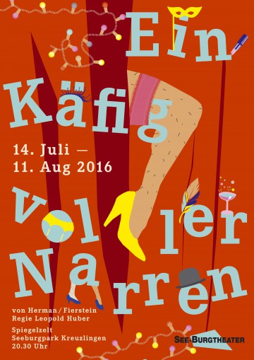 Plakat zu "Ein Käfig voller Narren"