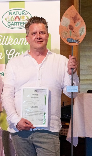 Bodenseegärtenpreisträger Hendrik Fennel vom Seegut Zeppelin