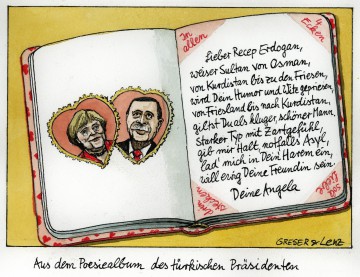 Aus dem Poesiealbum des türkischen Präsidenten