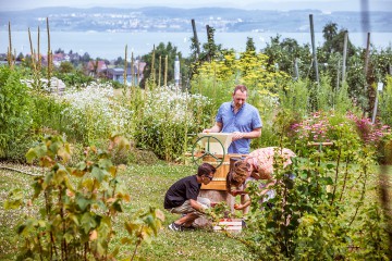Apfelpresse auf dem Feierlenhof in Altnau