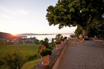 Herrlicher Blick von der Arenenberger Schlossterrasse