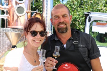 Slow Food Markt-Aussteller Thomas Burren mit seiner Frau Claudia Burren